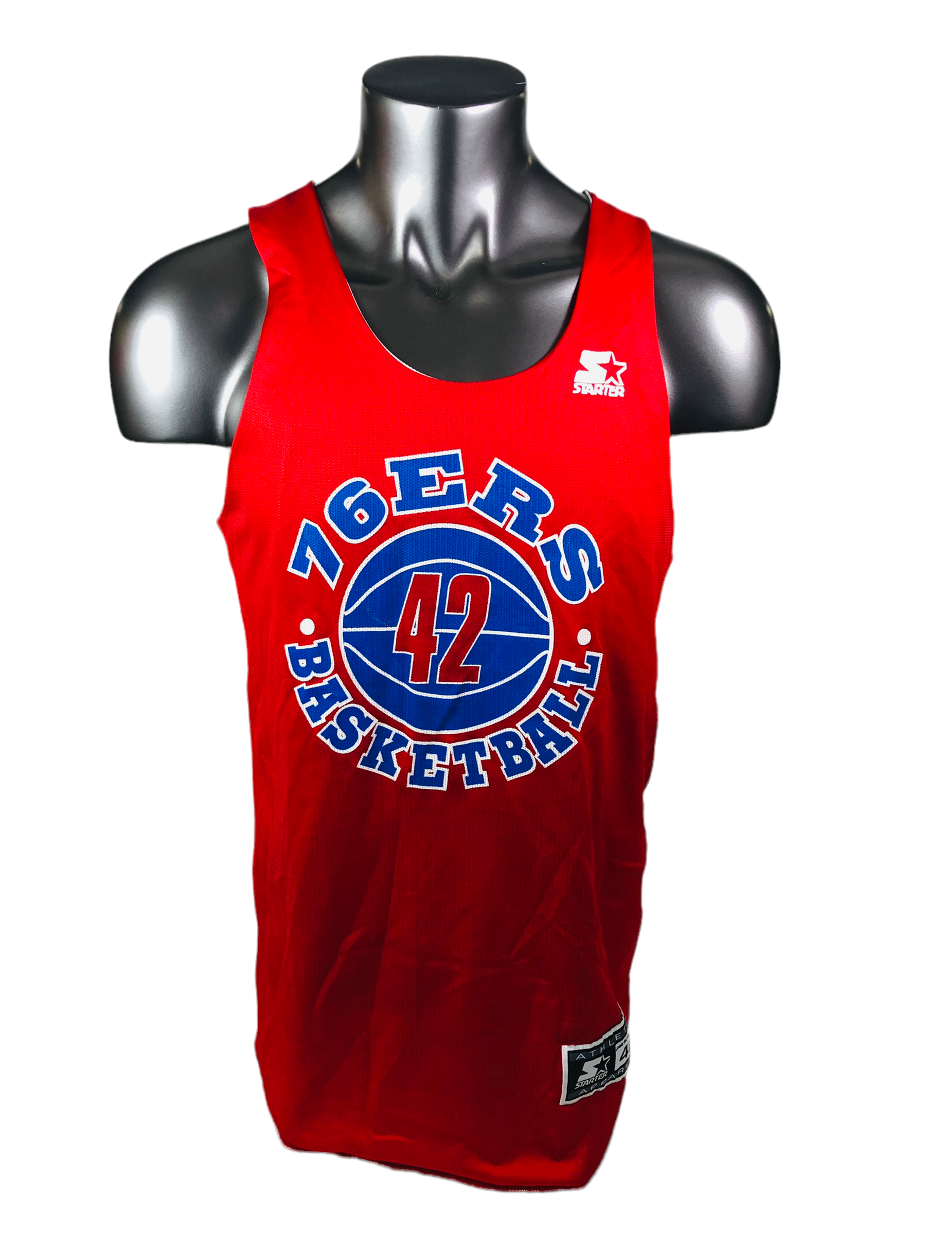 Vtg Jerry Stackhouse Champion Brand Philadelphia 76ers Jersey Size 40 Medium
