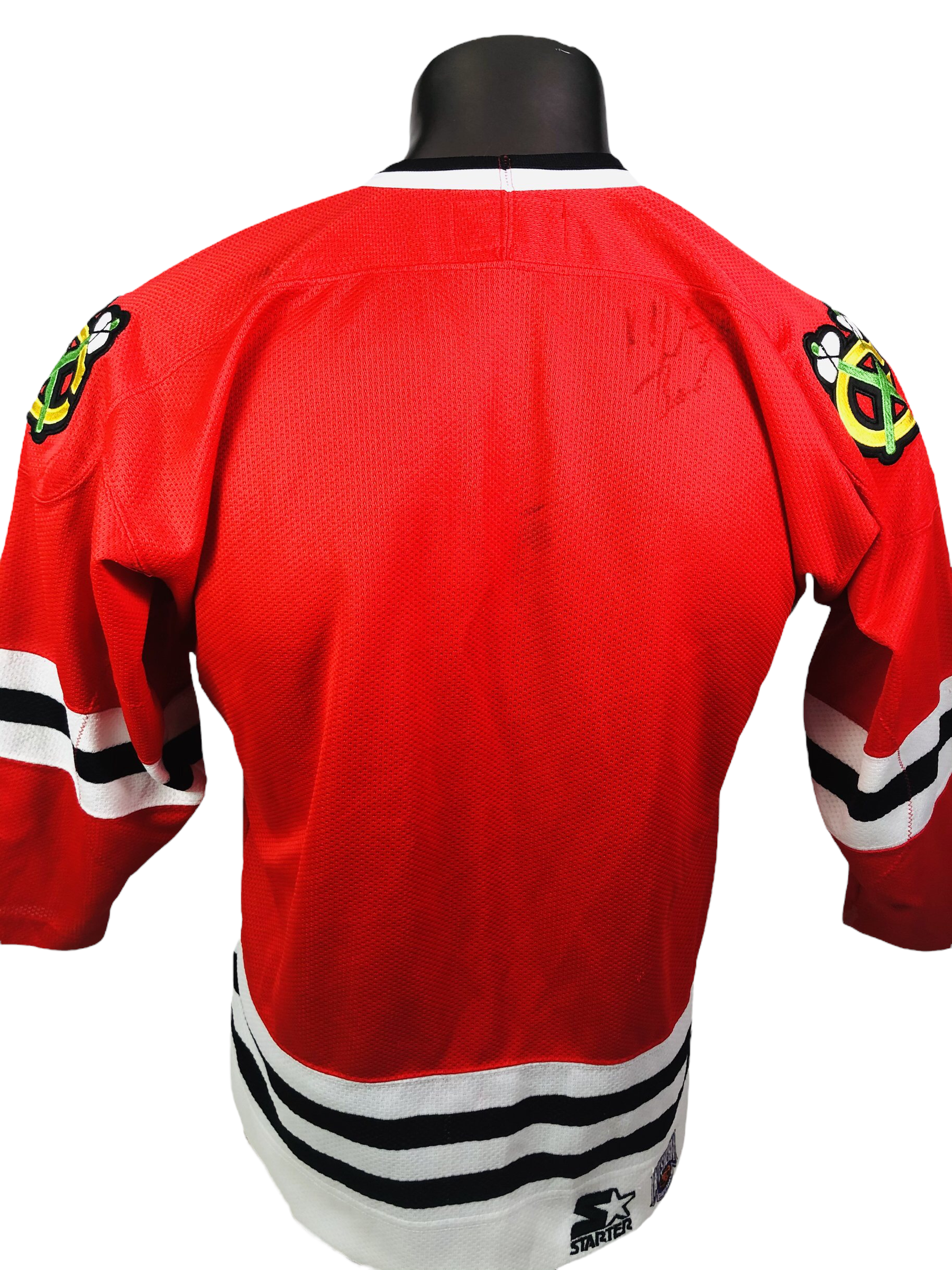 Vintage Chicago Blackhawks Starter Hockey Jersey Size Large 90s NHL