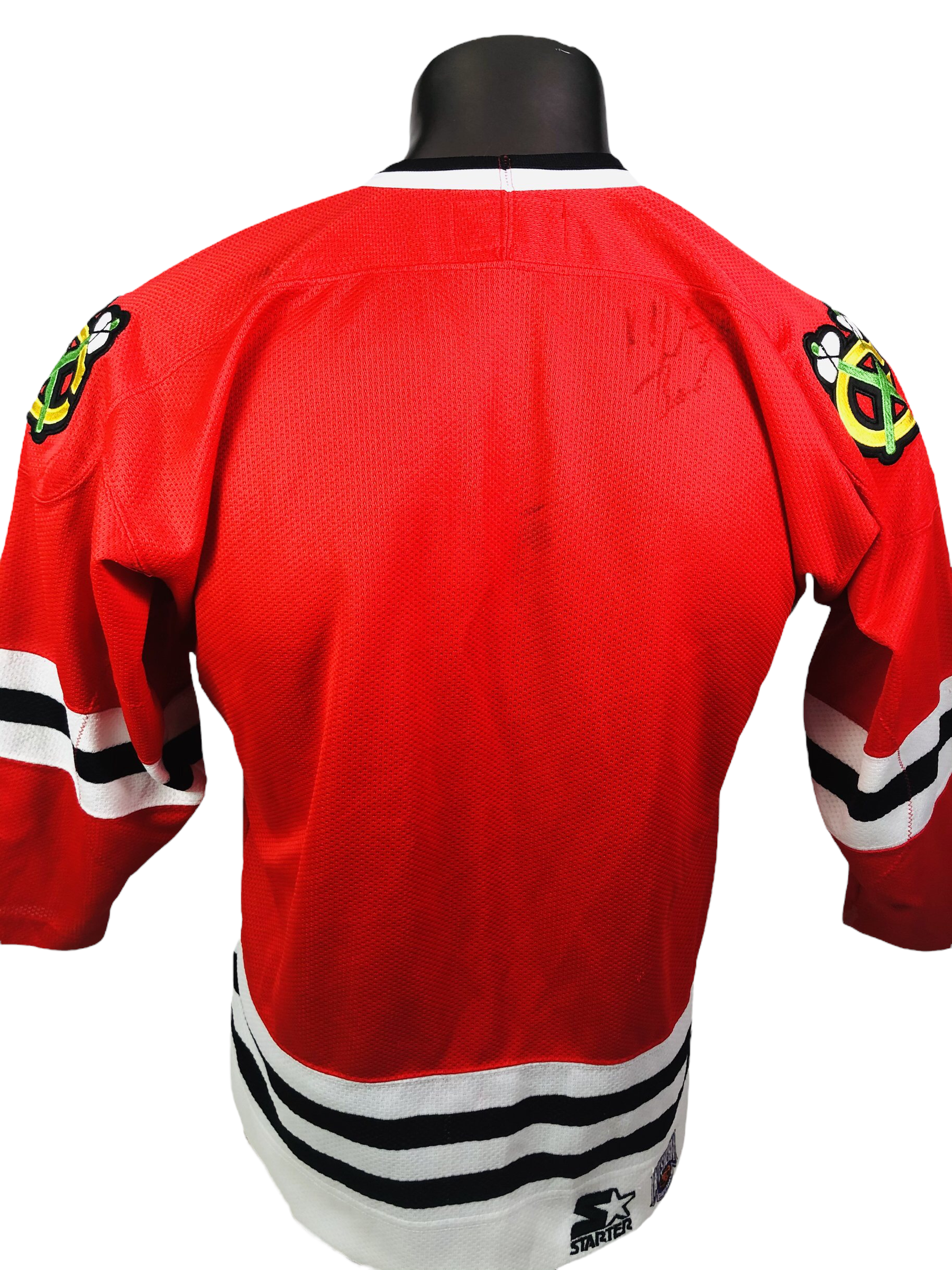 CHICAGO BLACKHAWKS VINTAGE 1990 S STARTER AUTHENTIC JERSEY YOUTH