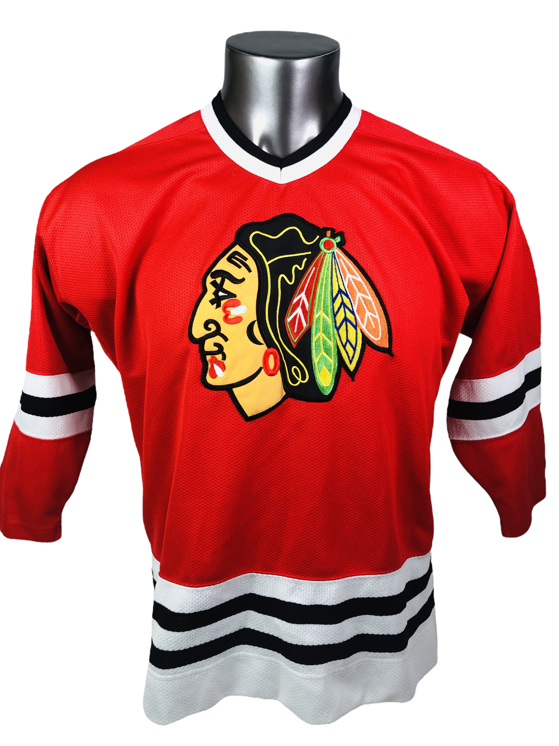 CHICAGO BLACKHAWKS VINTAGE 1990 S STARTER AUTHENTIC JERSEY YOUTH